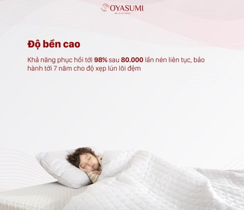 Đệm OYASUMI Premium 1 Tấm (massage ) 2 Đệm OYASUMI Premium 1 Tấm (massage ) 2