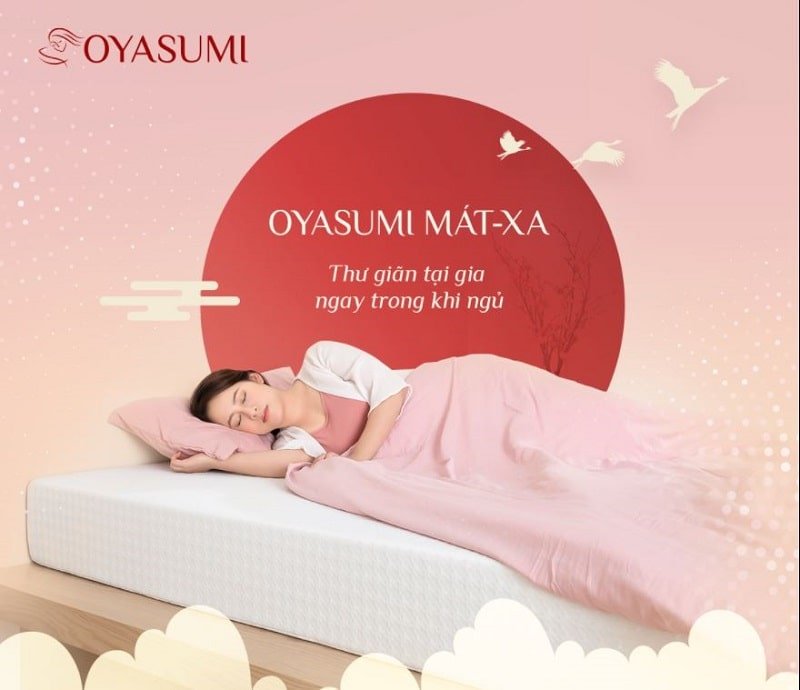 Đệm OYASUMI Premium 1 Tấm (massage ) 3 Đệm OYASUMI Premium 1 Tấm (massage ) 3