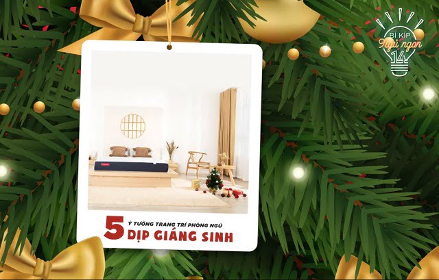 5 Ý tưởng trang trí phòng ngủ dịp Giáng sinh 5 Ý tưởng trang trí phòng ngủ dịp Giáng sinh